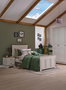 Hanah Home Cama Individual Monte Crema y Roble